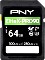 PNY X-PRO 90 R300/W280 SDXC 64GB, UHS-II U3, Class 10 (P-SD64GV90300XPRO9-GE)