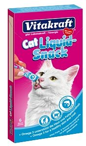 Vitakraft Cat Liquid-przekąska łosoś + Omega 3