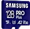Samsung PRO Plus R180/W130 microSDXC 128GB Kit, UHS-I U3, A2, Class 10 Vorschaubild