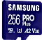 Samsung PRO Plus R180/W130 microSDXC 256GB Kit, UHS-I U3, A2, Class 10 Vorschaubild