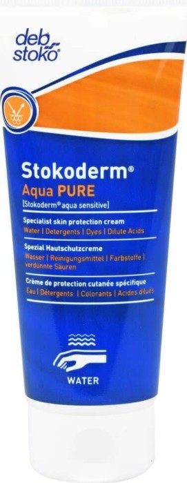 Stoko Stokoderm Aqua Pure Hautschutzcreme gegen wässrige Arbeitsstoffe, 100ml