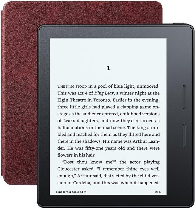Amazon Kindle Oasis, czerwony