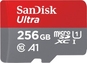SanDisk Ultra R120 microSDXC 256GB Kit, UHS-I U1, A1, Class 10