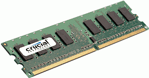 Crucial DIMM 2GB, DDR2-800, CL6