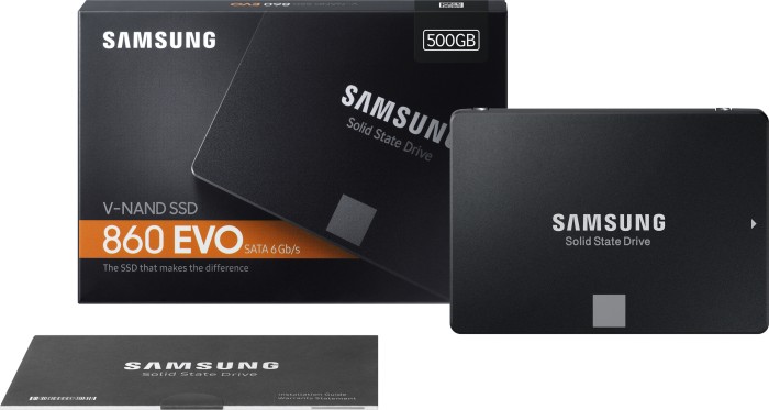 Samsung SSD 860 EVO 500GB, 2.5"/SATA 6Gb/s