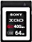 Sony G-Series R400/W350 XQD Card 64GB (QD-G64A)