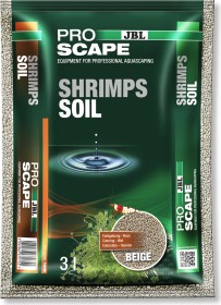 Shrimps Soil Beige Süßwasser Aquarien Bodengrund für Garnelen Aquarien 3l