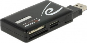 DeLOCK Multi-Slot-Cardreader, USB-A 2.0 [Stecker] (91443)