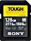 Sony SF-M Tough Series R277/W150 SDXC 128GB, UHS-II U3, Class 10 (SF-M128T)
