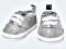 Heless brokat sneakers silver 30-34cm (1471)