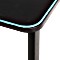 FourZE Celestial Adjustable, elektrisch höhenverstellbarer Sitz-Steh-Schreibtisch, 160x80cm, schwarz/Mousepad blau Vorschaubild