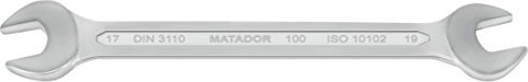 Matador 0100 Doppelmaulschlüssel 17/19x221mm