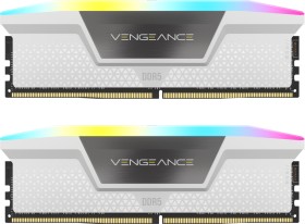 Corsair Vengeance RGB weiß DIMM Kit 32GB, DDR5-5600, CL36-36-36-76, on-die ECC