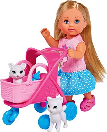 Simba Toys Evi LOVE Cat Buggy – Mini-Puppe – Weiblich – 3 Jahr(e) – Mädchen – Mehrfarbig (105733348)