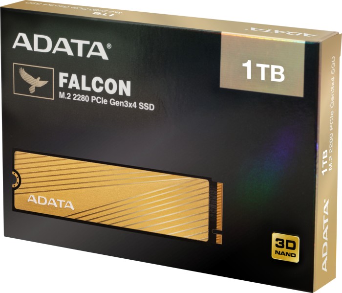 ADATA Falcon 1TB, M.2 2280/M-Key/PCIe 3.0 x4, chłodnica