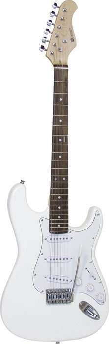 DIMAVERY ST-203 E-Gitarre, gothik-schwarz (26211180)