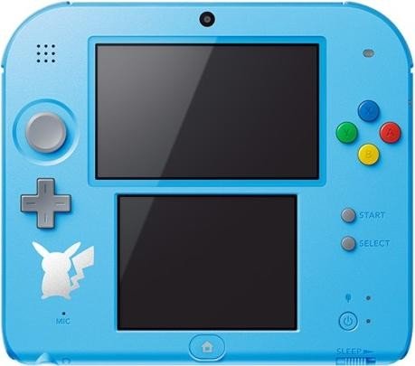Nintendo 2DS Pokémon Mond Bundle blau