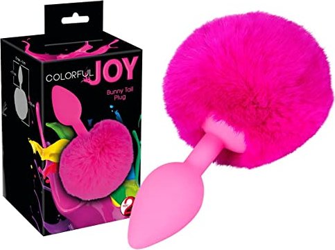 You2Toys Colorful Joy Bunny Tail Analplug