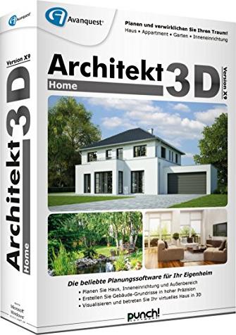 Punch! Oprogramowanie Architekt 3D X9 Home (niemiecki) (PC)