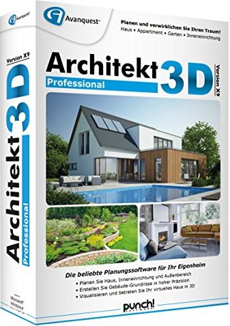 Punch! Software Architekt 3D X9 Professional (deutsch) (PC)