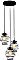 Briloner Swirl lampa wisząca 3-palnikowy czarny (4870-035)