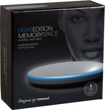 Intenso Memory Space LightEdition srebrny 1TB, USB 3.0 Micro-B