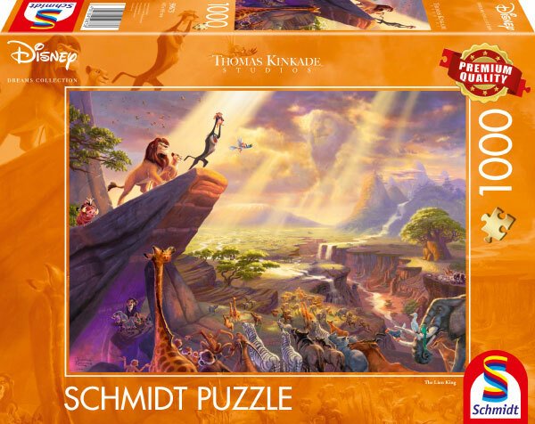 Schmidt Puzzle - Thomas Kinkade: Disney The Lion King (10