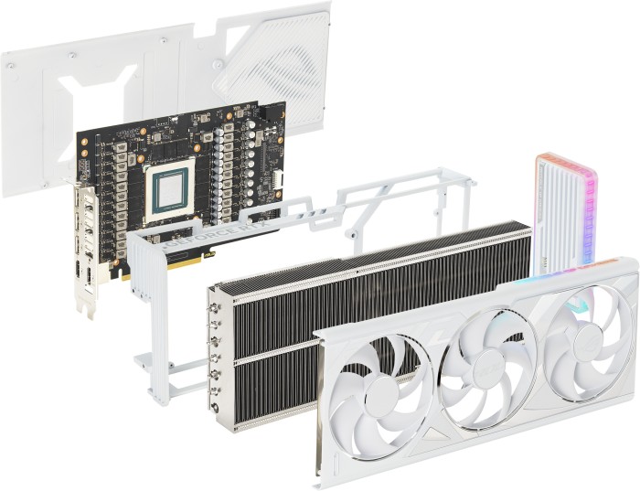 ASUS ROG Strix GeForce RTX 4090 OC, ROG-STRIX-RTX4090-O24G-WHITE, 24GB GDDR6X, 2x HDMI, 3x DP