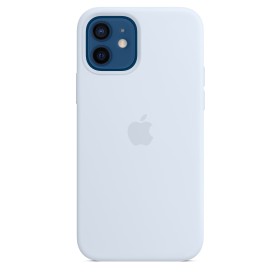 Apple Silikon Case mit MagSafe für iPhone 12/iPhone 12 Pro wolkenblau
