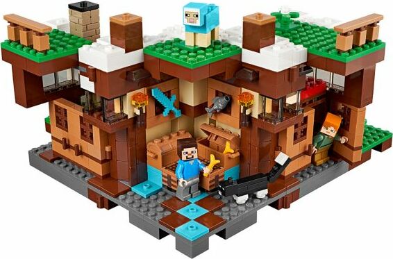 LEGO Minecraft - Baza pod wodospadem