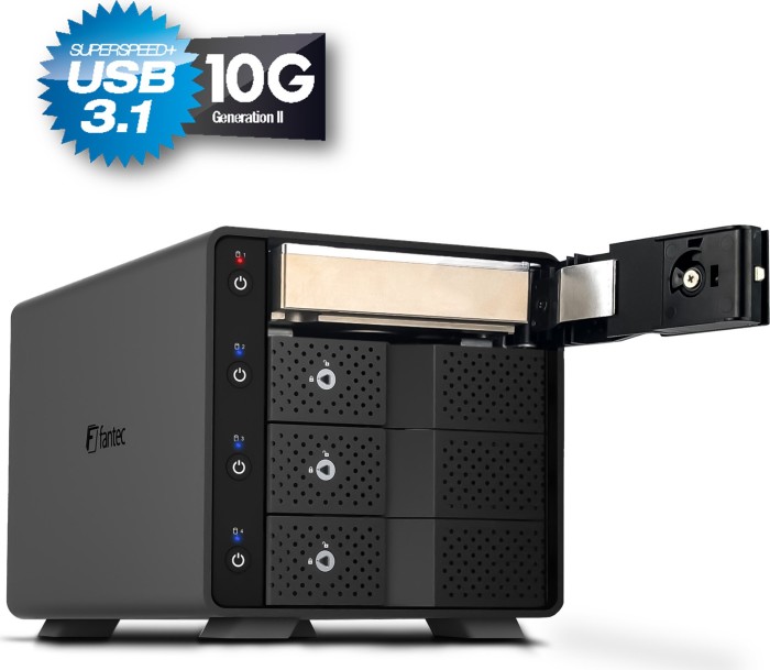 Fantec MB-X4U31, 4x 3.5", USB-C 3.1