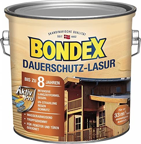 Bondex Dauerschutz-Lasur Holzschutzmittel oregon pine, 2.5l