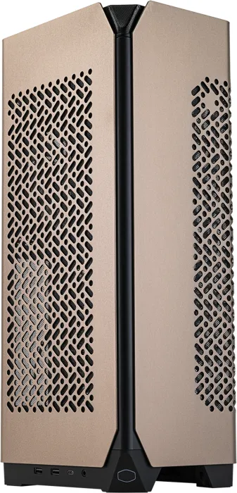 Cooler Master NCORE 100 MAX brąz Edition, bronze/czarny, szklane okno, mini-ITX, 850W SFX