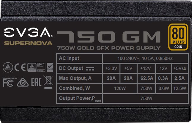 EVGA SuperNOVA GM 750 750W SFX