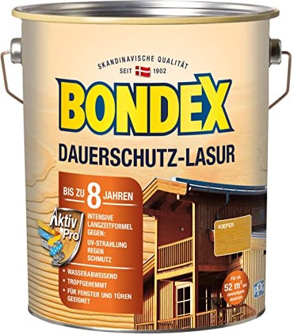 Bondex Dauerschutz-Lasur Holzschutzmittel, 4l