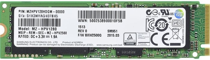 Samsung SSD SM951-NVMe 256GB, M.2
