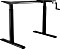LogiLink höhenverstellbares Schreibtischgestell mit Kurbel, schwarz (EO0010)