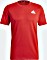 adidas Aeroready shirt short-sleeve scarlet/white (men) (GR0516)