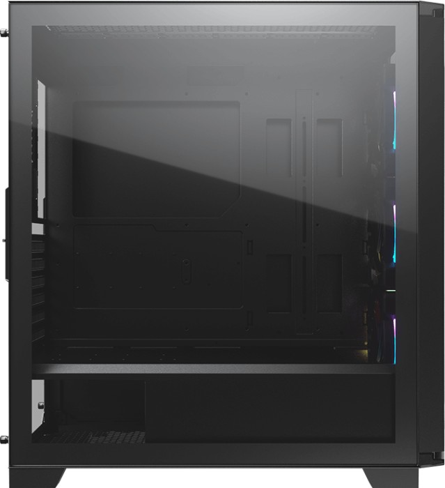 Cougar DarkBlader X5 RGB Translucent Black, szklane okno