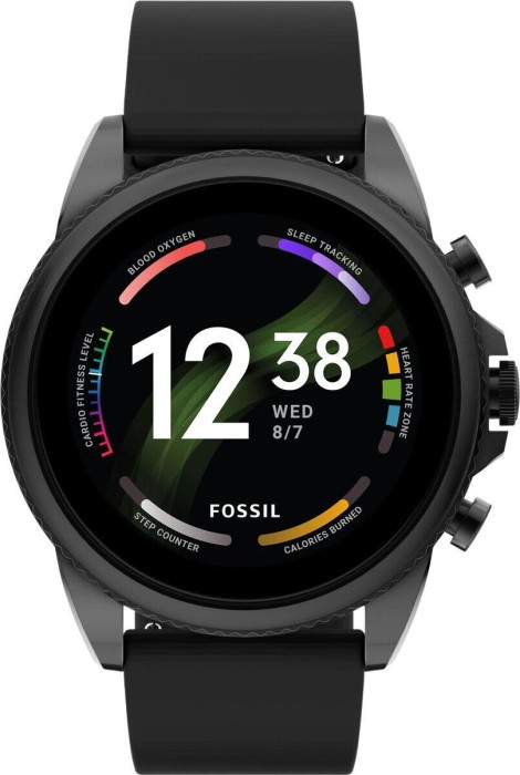 Fossil Gen 6 Smartwatch 44mm Black Silicone