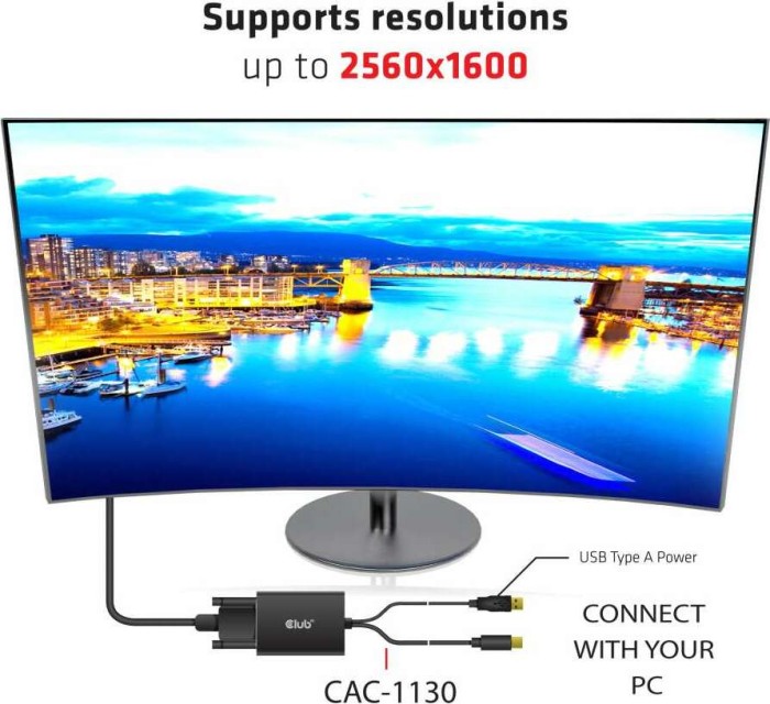 Club 3D aktiver Mini DisplayPort/DVI Adapter HDCP On