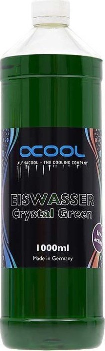 Alphacool Eiswasser Crystal Green UV-aktiv, Kühlflüssigkeit, 1000ml