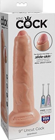 Pipedream King Cock 9" Uncut Cock Flesh