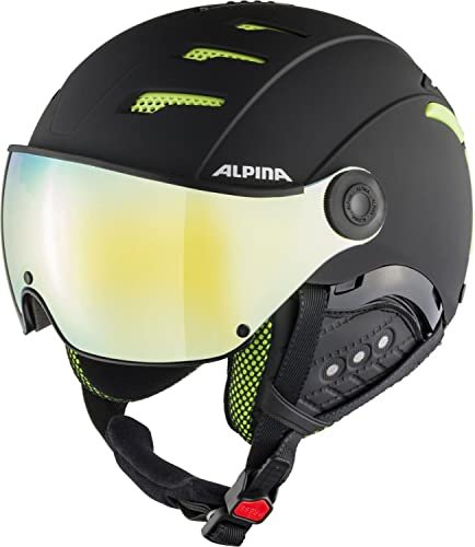 Alpina Jump 2.0 Q-Lite Helm black/lime matt (Modell 2021/2022)