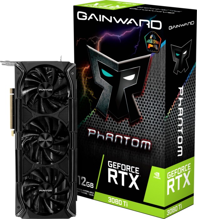 Gainward GeForce RTX 3080 Ti Phantom, 12GB GDDR6X, HDMI, 3x DP