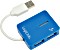 LogiLink Smile blau USB-Hub, 4x USB-A 2.0, USB-A 2.0 [Stecker] (UA0136)