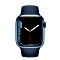 Apple Watch Series 7 (GPS + Cellular) 41mm Aluminium blau mit Sportarmband abyssblau Vorschaubild