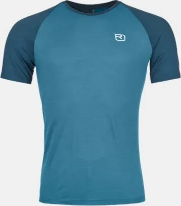 Canottiera Tecnica ORTOVOX 120 - T-shirt Unisex Adulti Mountain Blue E Dark Arctic