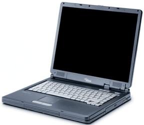 Fujitsu Amilo Pro V2000, Celeron-M, 256MB RAM, 40GB HDD, DE