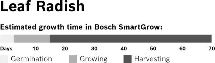 Bosch MSGZS014 SmartGrow Samenkapseln Blattradieschen